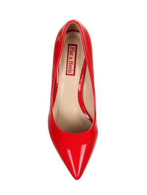red slip on pumps - 15786733 - Standard Image - 4