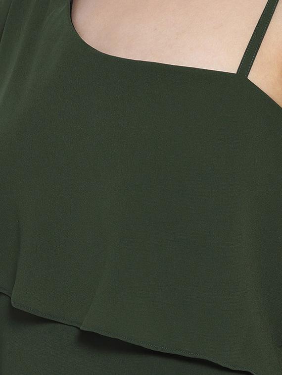 single shoulder overlay shift dress - 15788607 - Zoom Image - 5