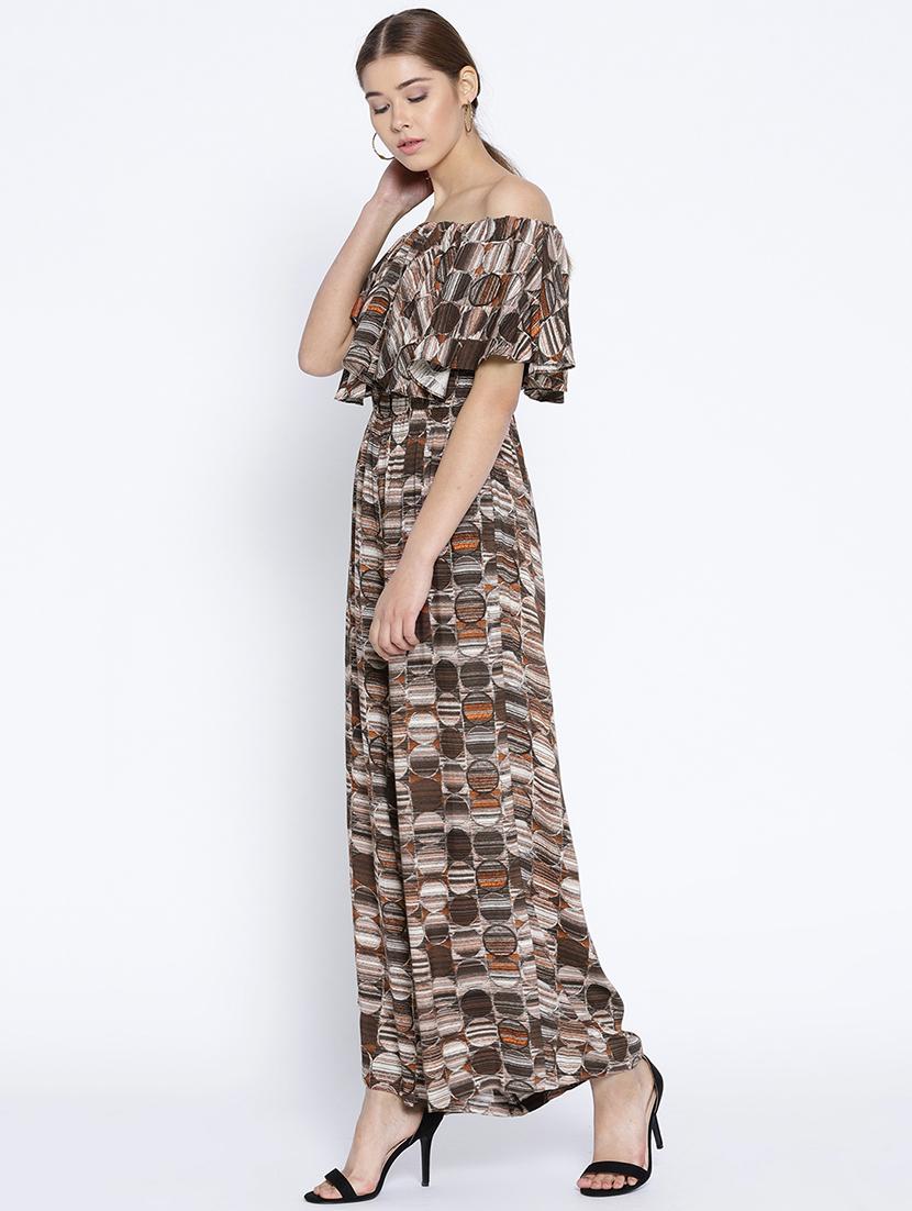off shoulder ruffled wide leg jumpsuit - 15788610 - Zoom Image - 2
