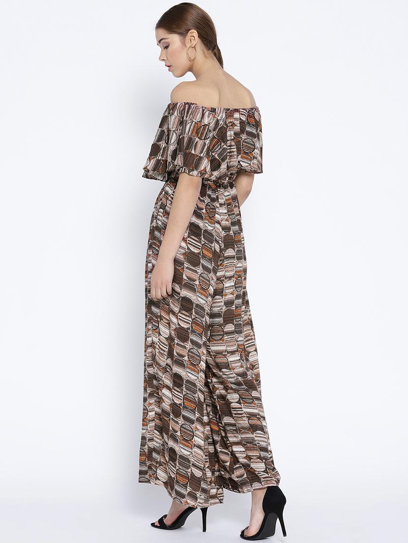 off shoulder ruffled wide leg jumpsuit - 15788610 - Zoom Image - 3