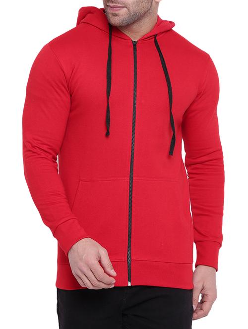 red fleece sweatshirt - 15788631 - Standard Image - 1