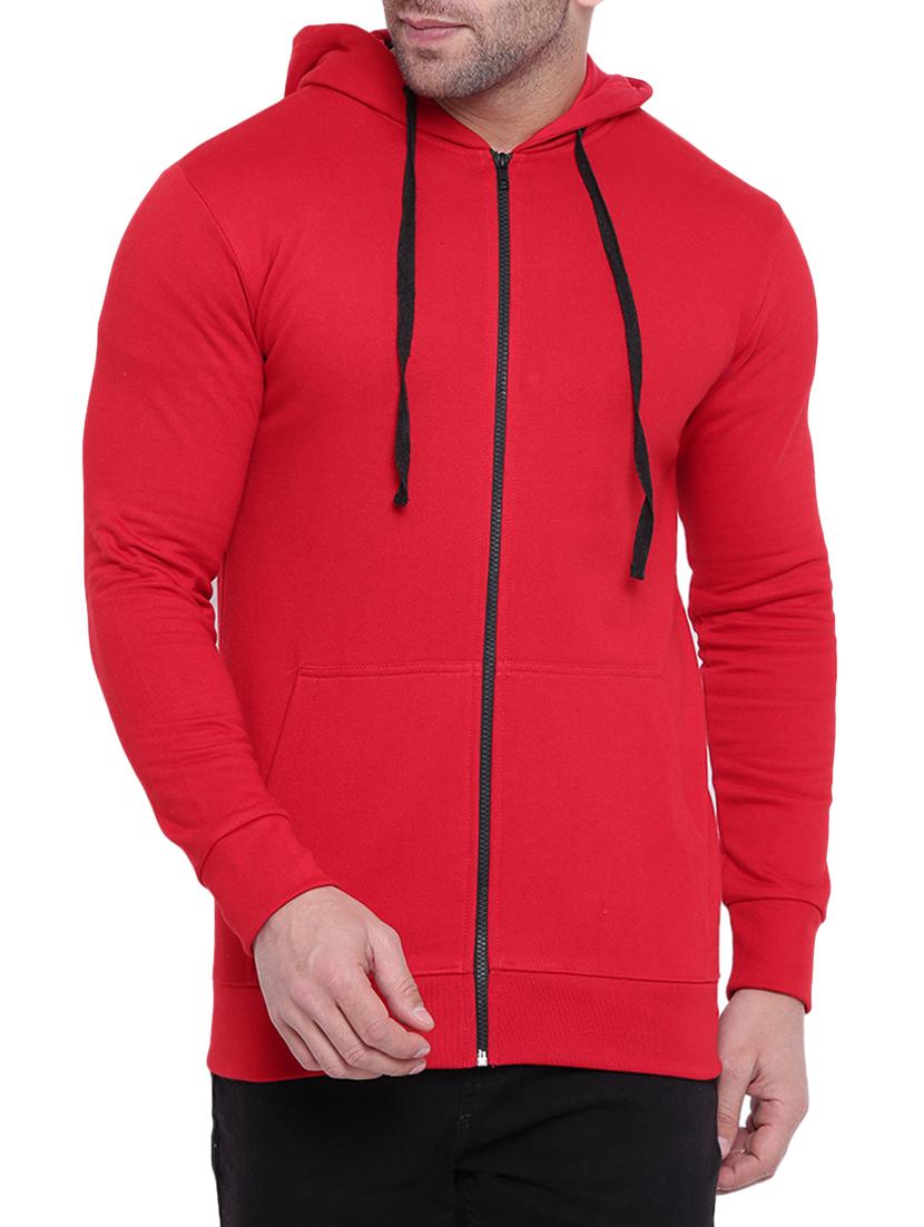 red fleece sweatshirt - 15788631 - Zoom Image - 1