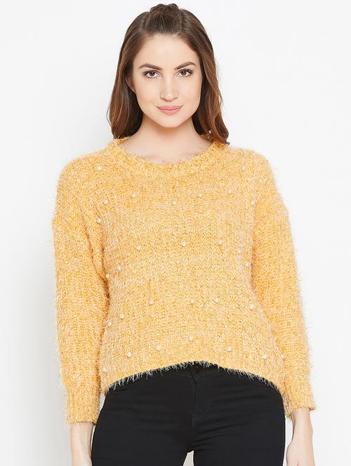 pearl embellished drop shoulder pullover - 15790518 - Very Small Image - 1