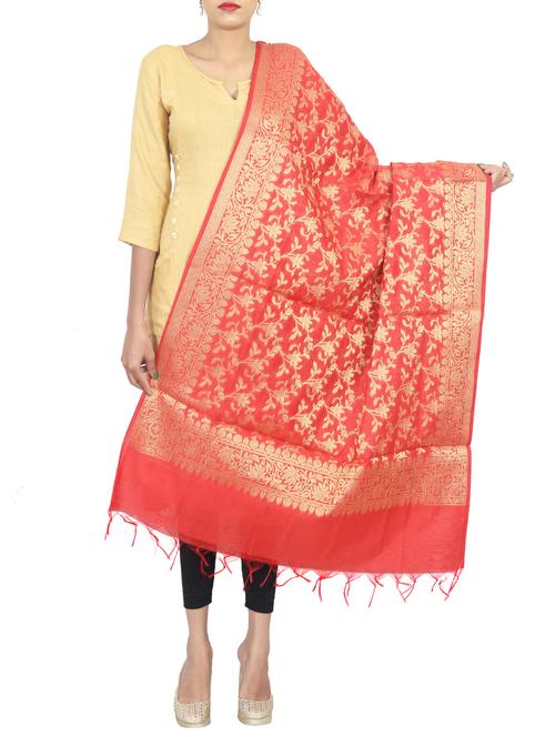banarasi chanderi dupatta - 15791250 - Standard Image - 1