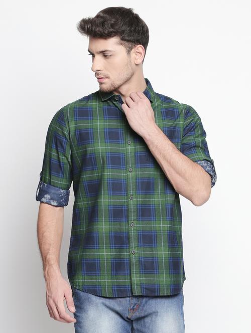 multicolor checkered casual shirt - 15791631 - Standard Image - 1
