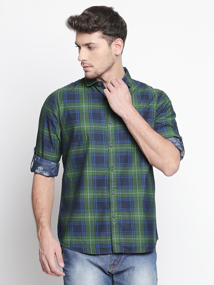 multicolor checkered casual shirt - 15791631 - Zoom Image - 1