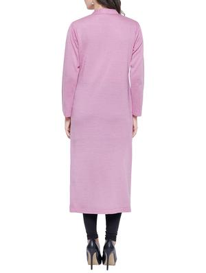 floral printed straight woolen kurta - 15791876 - Standard Image - 3