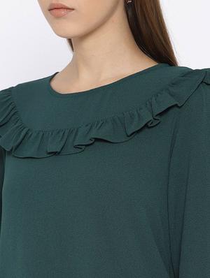 frill detail yoke top - 15792782 - Standard Image - 5