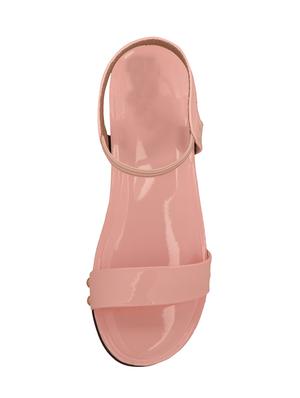 pink back strap wedges - 15792928 - Standard Image - 3