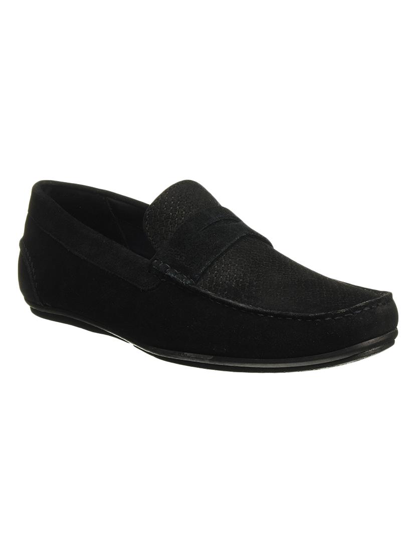 black Suede slip on loafers - 15793200 - Zoom Image - 1