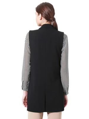 ink black casual blazer - 15794049 - Standard Image - 2