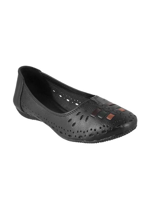 black slip on ballerinas - 15794161 - Standard Image - 1