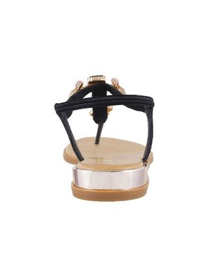 black back strap sandals - 15794253 - Standard Image - 3