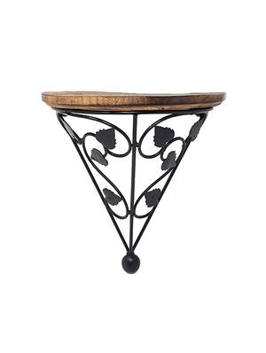wooden & iron fancy design wall bracket set of 2 - 15795490 - Standard Image - 8