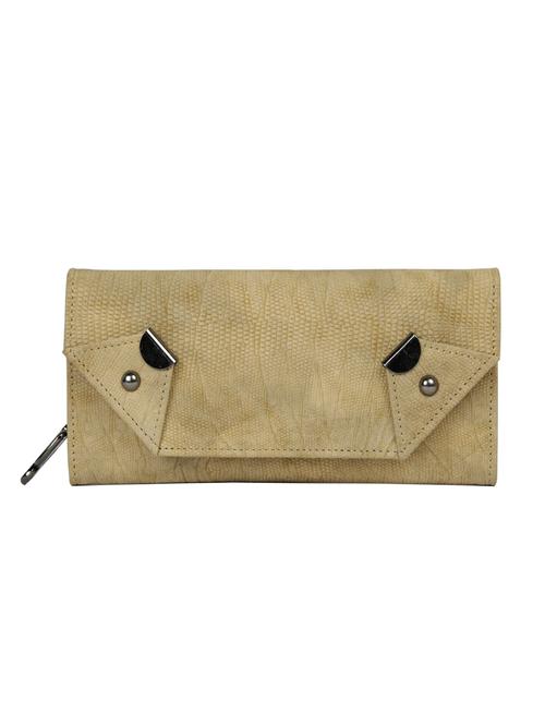 beige leatherette (pu) purse - 15795497 - Standard Image - 1