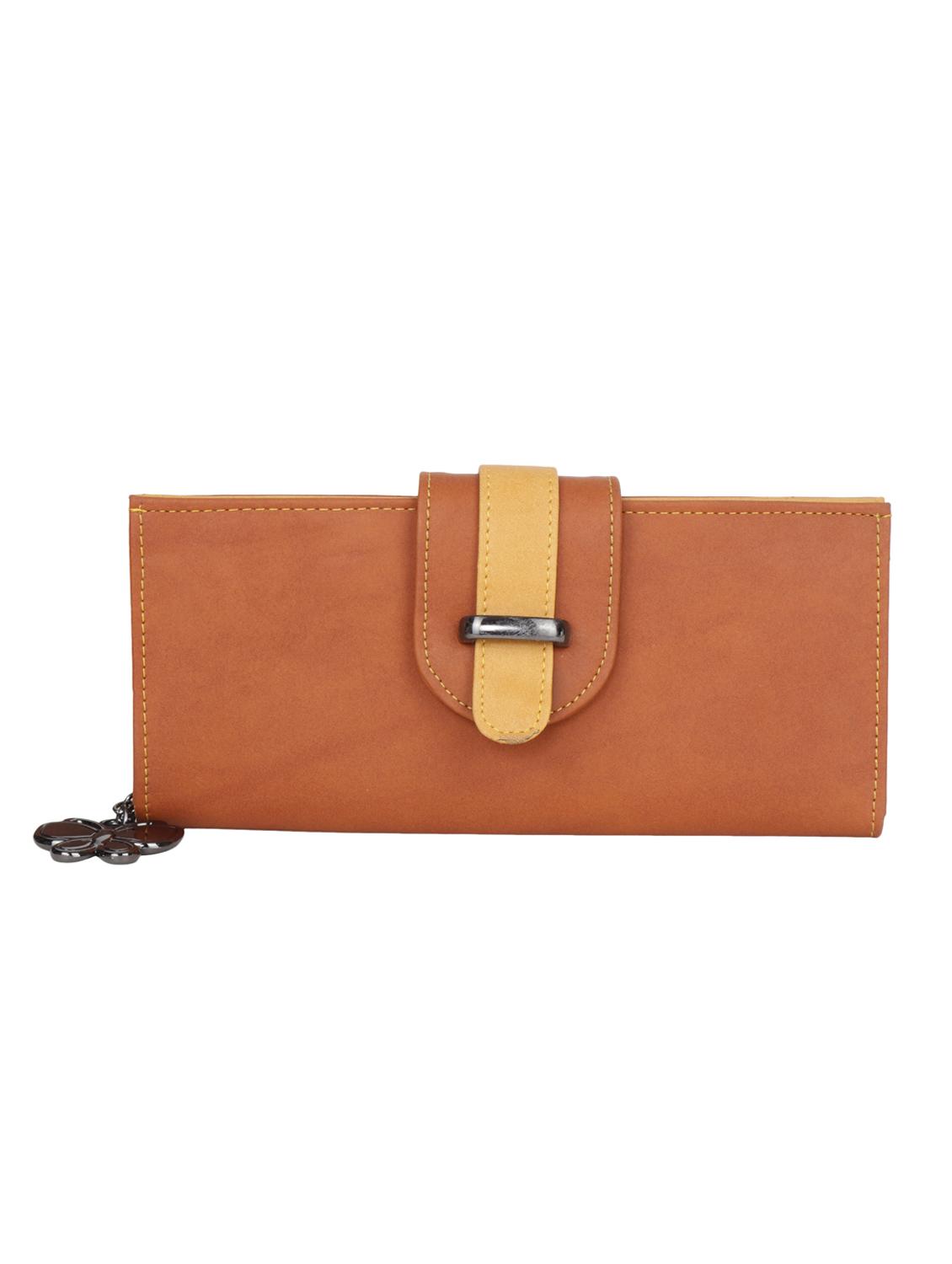 brown leatherette (pu wallet - 15795521 - Zoom Image - 1