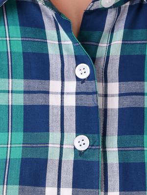 plaid roll tab sleeved shirt - 15795728 - Standard Image - 5