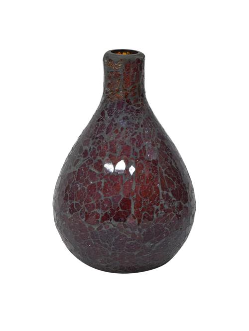 Royallifestylee GLASS MOSAIC FLOWER VASE - 15795918 - Standard Image - 1