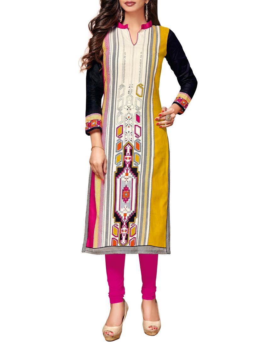 Printed straight kurta - 15796039 - Zoom Image - 1