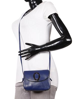 blue leatherette (pu) regular sling bag - 15796464 - Standard Image - 5