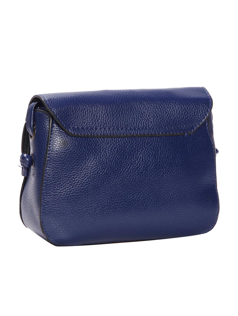 blue leatherette (pu) regular sling bag - 15796464 - Zoom Image - 2