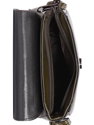 green leatherette (pu) regular sling bag - 15796466 - Standard Image - 3