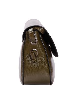 green leatherette (pu) regular sling bag - 15796466 - Standard Image - 4