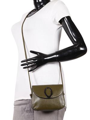 green leatherette (pu) regular sling bag - 15796466 - Standard Image - 5