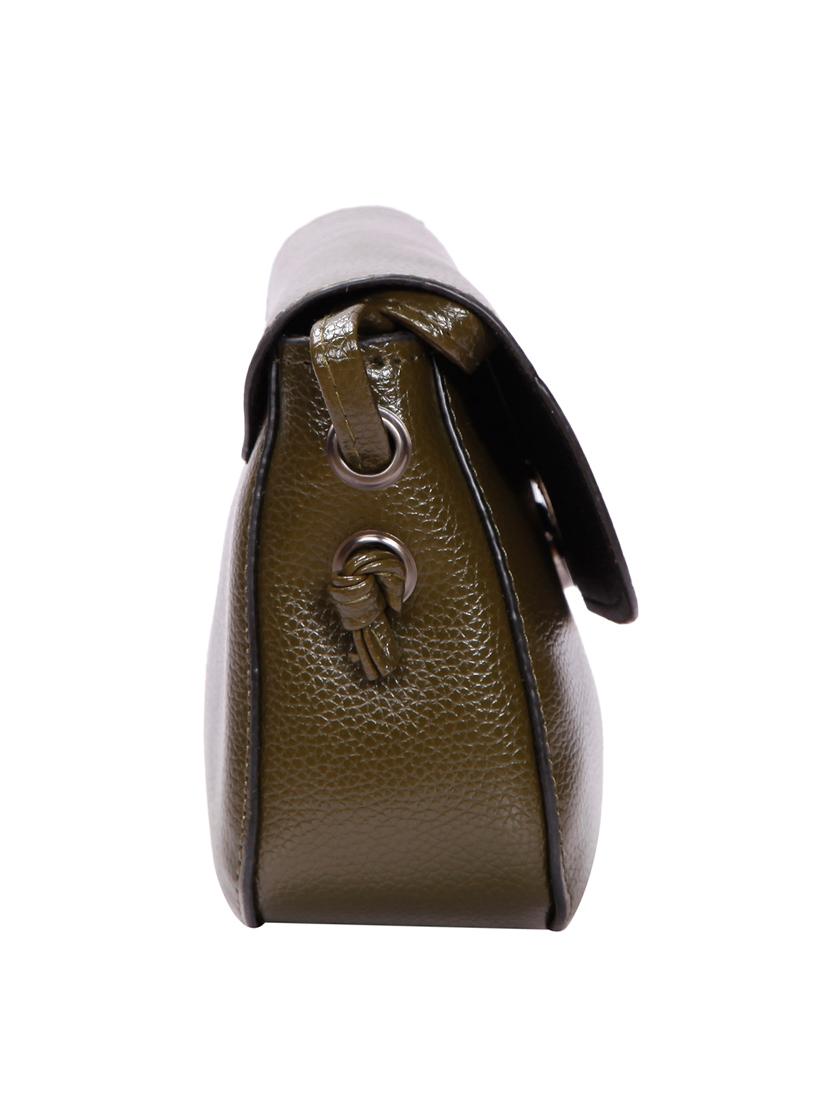 green leatherette (pu) regular sling bag - 15796466 - Zoom Image - 4