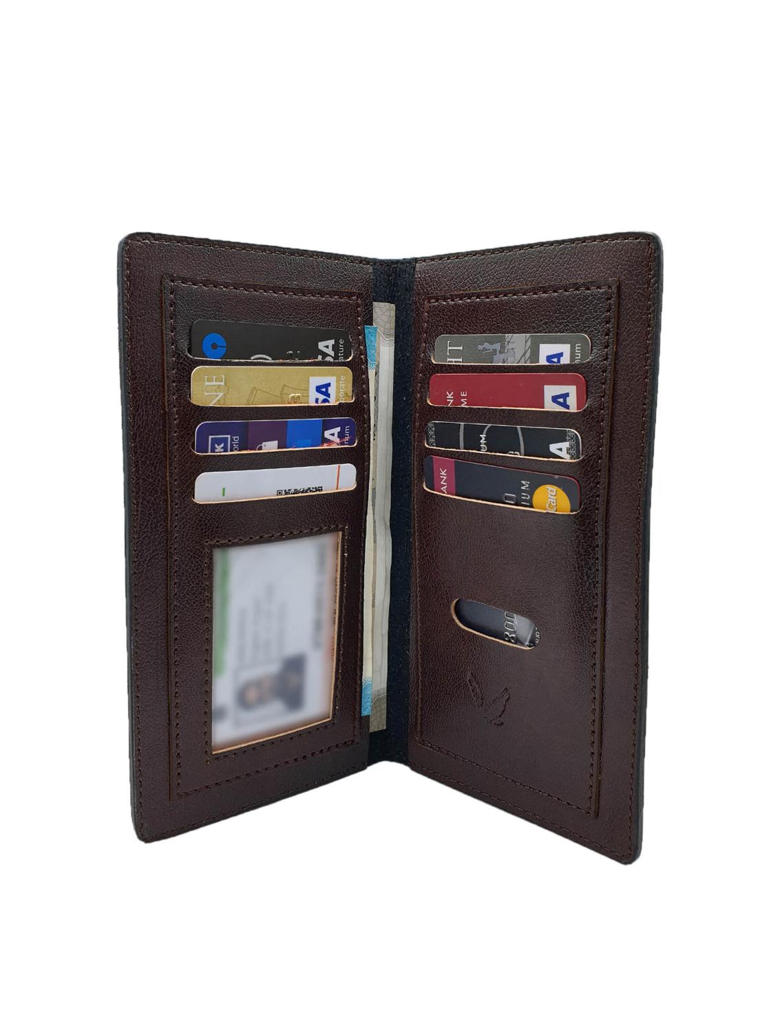 black leatherette wallet - 15796552 - Zoom Image - 3