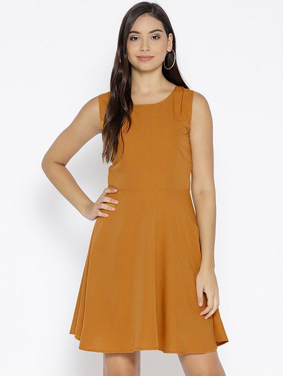 round neck skater dress - 15797050 - Zoom Image - 1