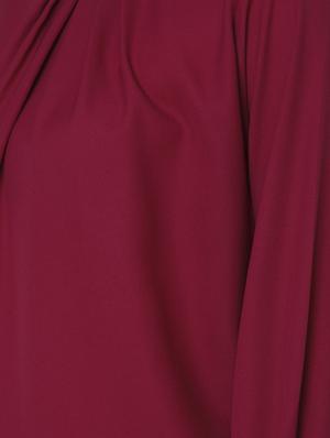 pleated mock neck top - 15797191 - Standard Image - 4
