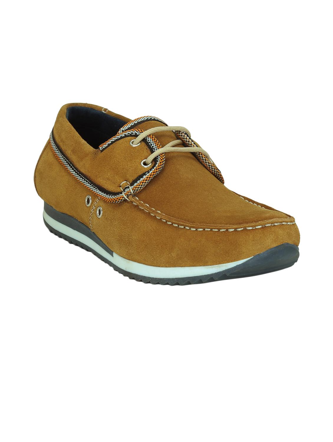 tan suede lace up shoes - 15797265 - Zoom Image - 1