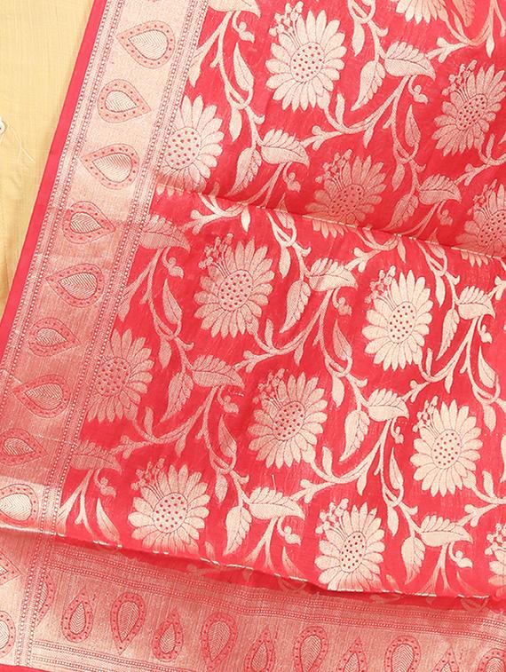 Banarasi chanderi dupatta - 15797282 - Zoom Image - 2