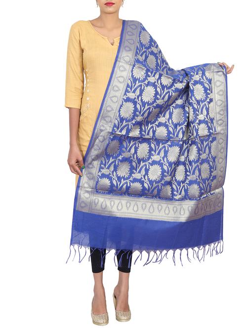 banarasi chanderi dupatta - 15797284 - Standard Image - 1