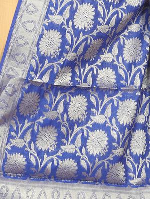 banarasi chanderi dupatta - 15797284 - Standard Image - 2