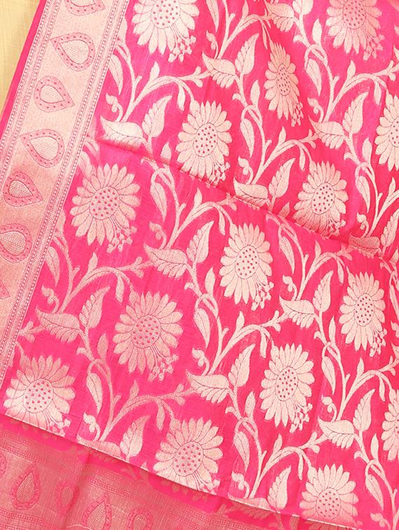 banarasi chanderi dupatta - 15797285 - Zoom Image - 2
