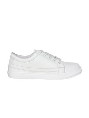 white lace-up sneakers - 15797514 - Standard Image - 2