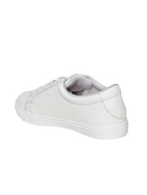 white lace-up sneakers - 15797514 - Standard Image - 3