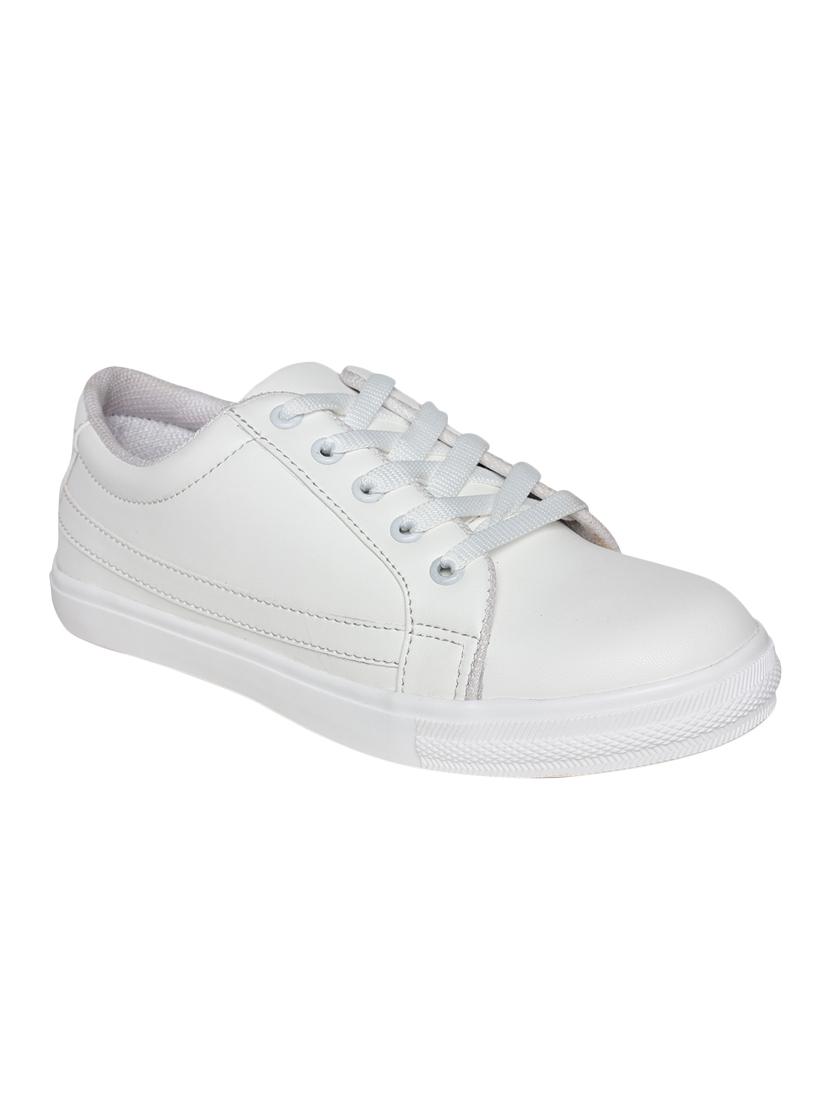 white lace-up sneakers - 15797514 - Zoom Image - 1