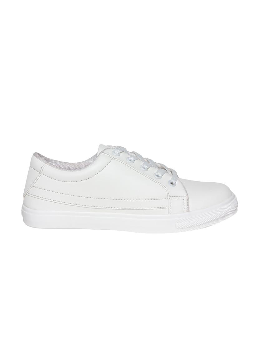white lace-up sneakers - 15797514 - Zoom Image - 2