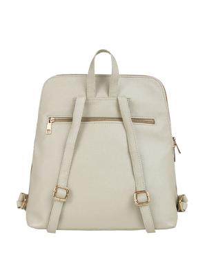 off white leatherette (pu) fashion backpack - 15797743 - Standard Image - 2