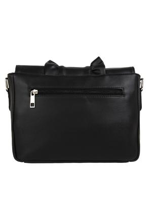 black leatherette (pu) regular sling bag - 15797748 - Standard Image - 2