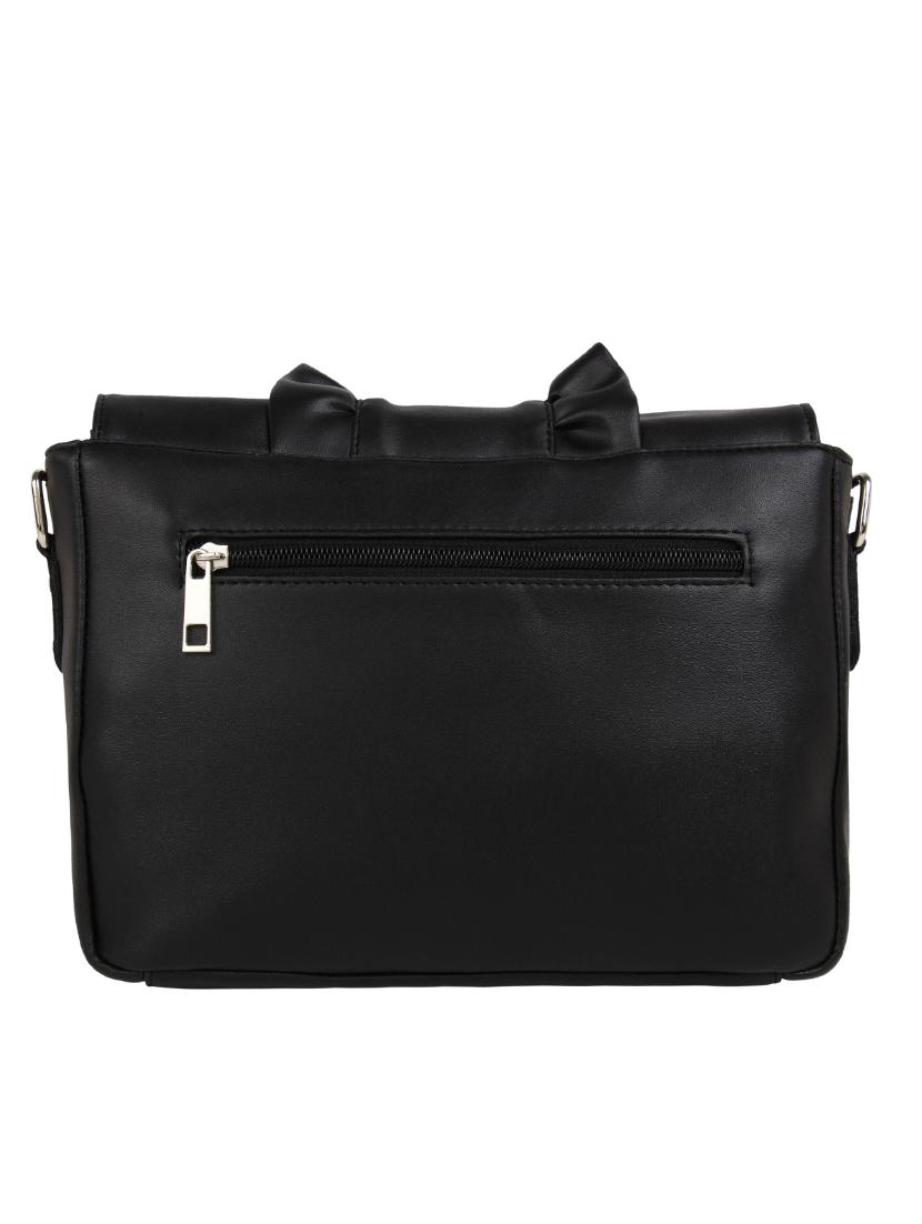 black leatherette (pu) regular sling bag - 15797748 - Zoom Image - 2