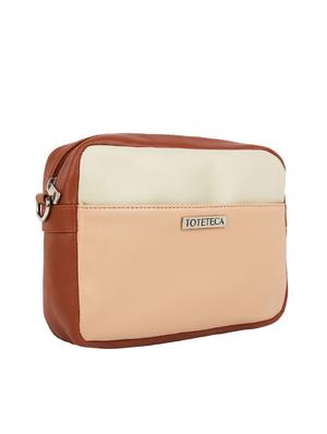multi colored leatherette (pu) regular sling bag - 15797751 - Standard Image - 4