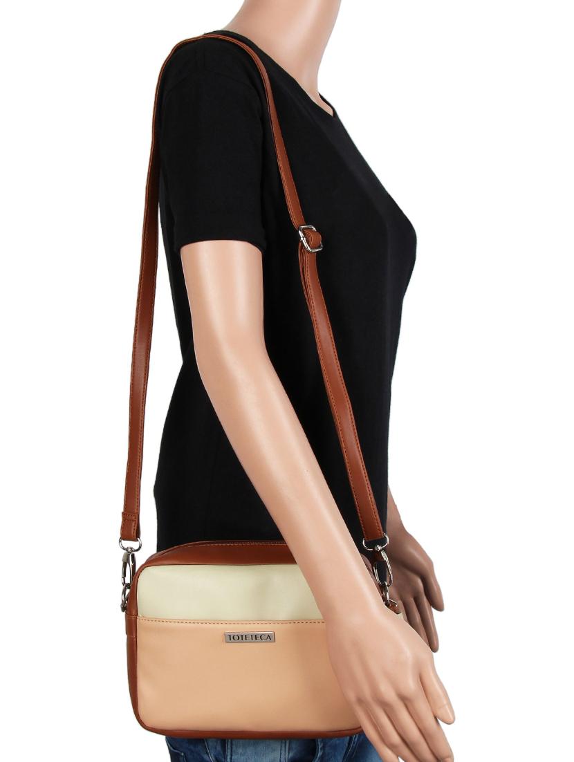 multi colored leatherette (pu) regular sling bag - 15797751 - Zoom Image - 5