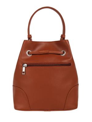 tan leatherette (pu) regular sling bag - 15797765 - Standard Image - 2