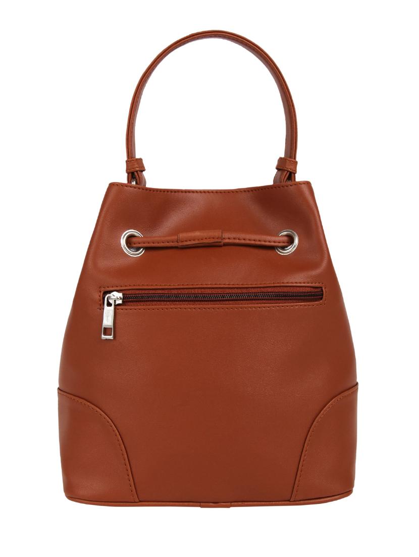 tan leatherette (pu) regular sling bag - 15797765 - Zoom Image - 2