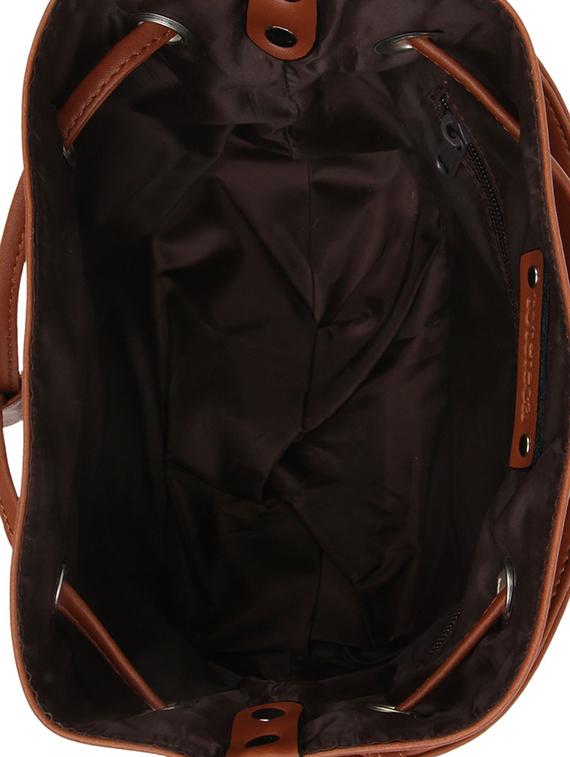 tan leatherette (pu) regular sling bag - 15797765 - Zoom Image - 3