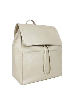 white leatherette (pu) fashion backpack - 15797782 - Standard Image - 4